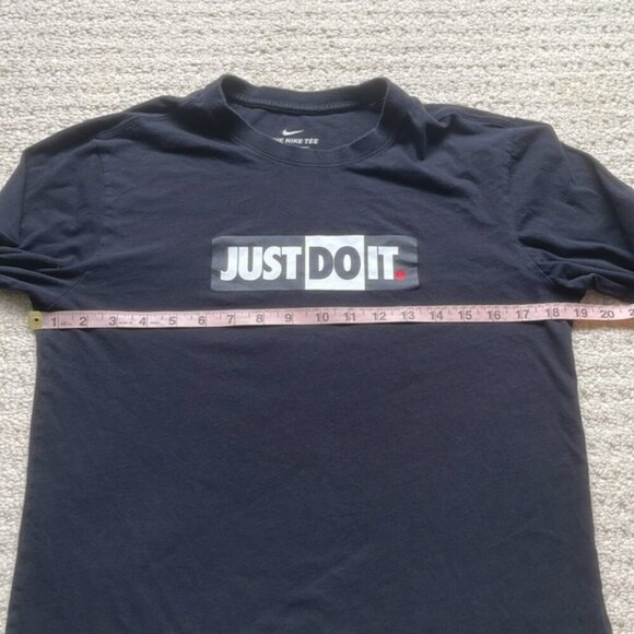 Nike Men’s Just Do It Crew Black Long Sleeved T-Shirt Size Small - Picture 9 of 12